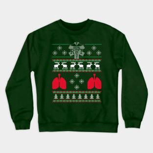 Christmas Xmas Respiratory Therapist RT Crewneck Sweatshirt